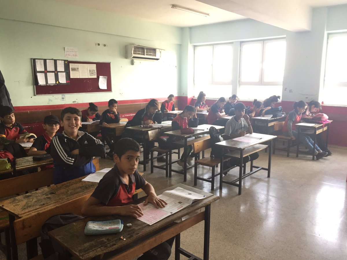 Okul geneli deneme sınavı yapıldı.