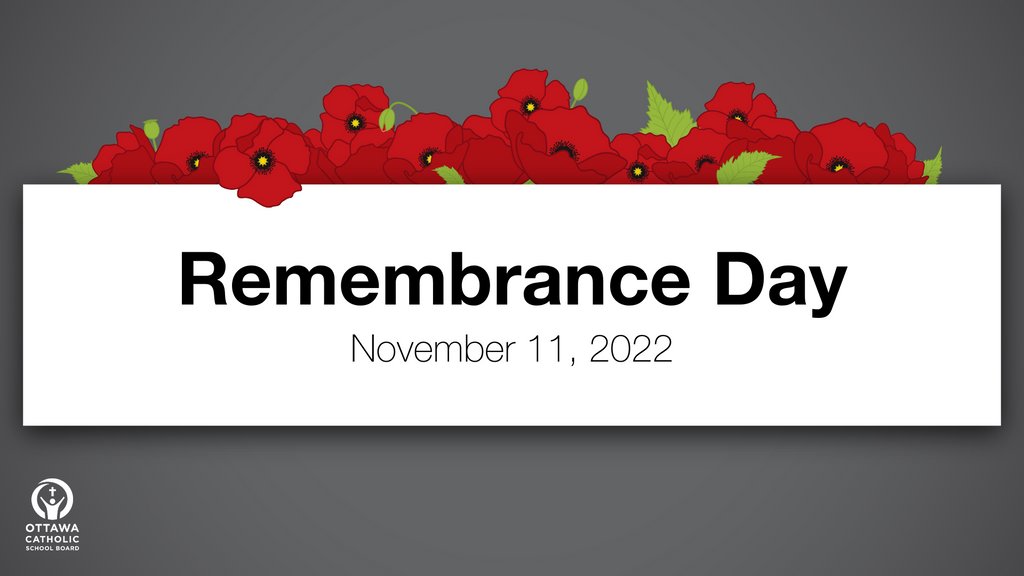 🇨🇦❤️We honour and remember all of the brave people who have served our country on #Remembrance Day. #ocsbRemembers #LestWeForget