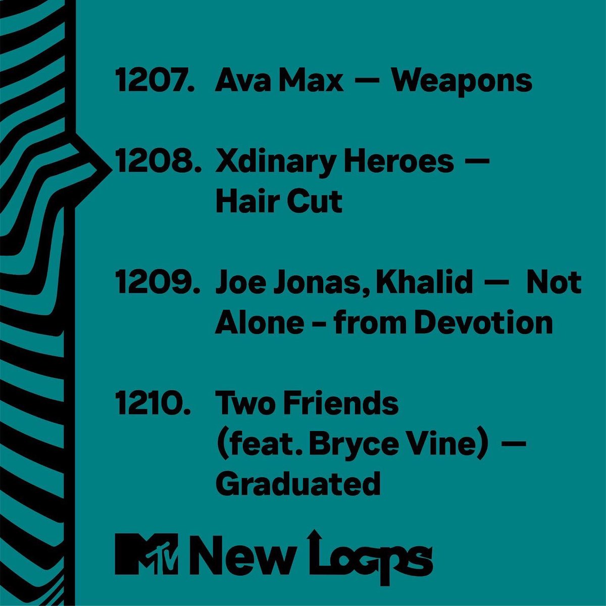 mtvasia's tweet photo. the new tracks from this week #MTVNewLoops is a #DREAM come true! ✨ which of these are your new fave?
#MTV #NewLoops #NewMusicFriday #NewMusicMonday
#세븐틴 #SEVENTEEN https://t.co/TPW8qkqKF2