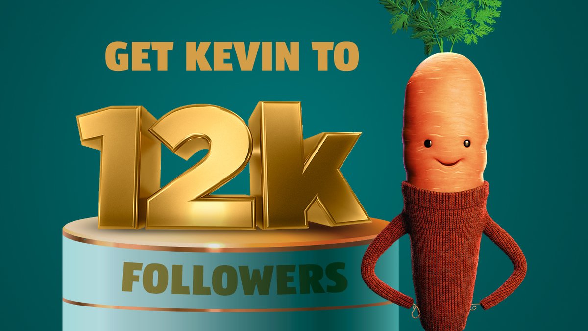 It would be absolutely grate if I could hit 12,000 followers by Christmas!

Tag a Kevin fan down below and make sure you both follow me, then i'll pick one of my followers to win an a-mazie-ing voucher on Dec 16th!

#KevinTheCarrot