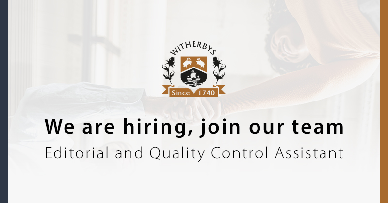 Witherbys's tweet photo. Join our team! We're hiring an Editorial and Quality Control Assistant. Find out more here: https://t.co/Ub3MZaSI5K
#jobs #publishingjobs #publishing https://t.co/nwPS6uK60s