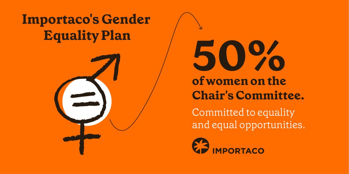importaco's tweet photo. 50% of our steering committee is made up of women 👩this is possible thanks to our commitment to the #ODS5, which includes, among other actions, a gender equality plan that guarantees equal pay and professional opportunities for our entire #ImportacoTeam. 🤝

1/2 https://t.co/bkubcVWAtR