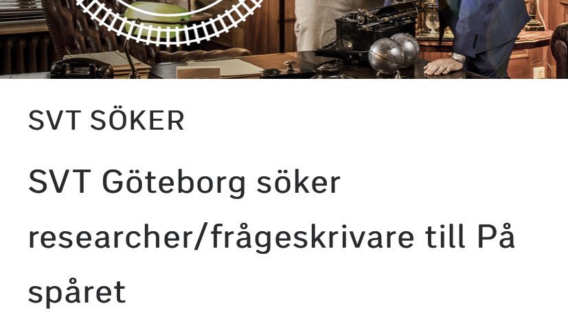 Har aldrig i hela mitt liv sett ett sånt drömjobb.
candidate.hr-manager.net/ApplicationIni…