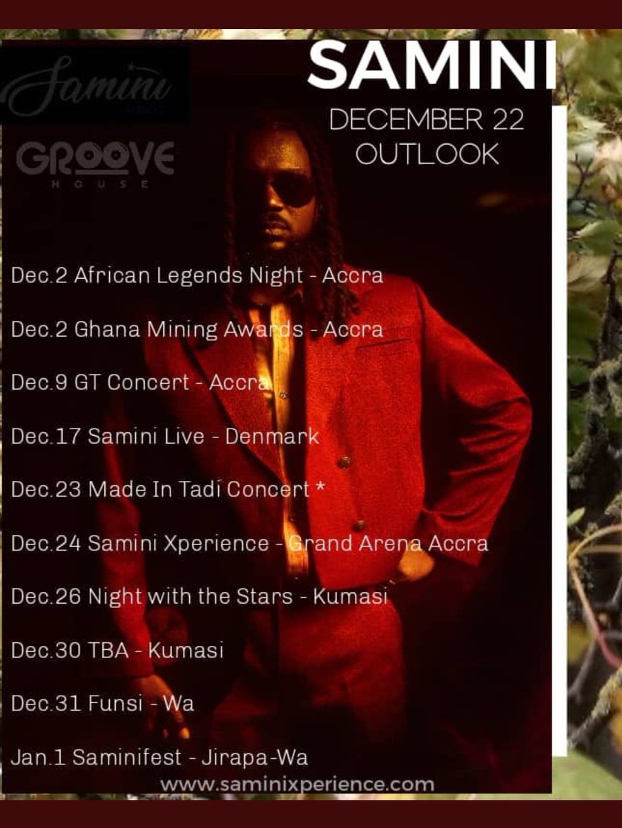 b4babil's tweet photo. Every December is reserve for the king..... SAMINI #AKYE SAAA
#Akyestill
#saminiXperienceconcert
#saminiFest
#Anitewiththestars
#akyesaaaaaaaaa
#GhanaTwitterAwards22
#지구에서년지성아_환영해
#Yashoda
#WakandaForever
#Qatar
#BeAlrigt
#kumepreko
#samini
#GRAMMYs https://t.co/32RevImjjU