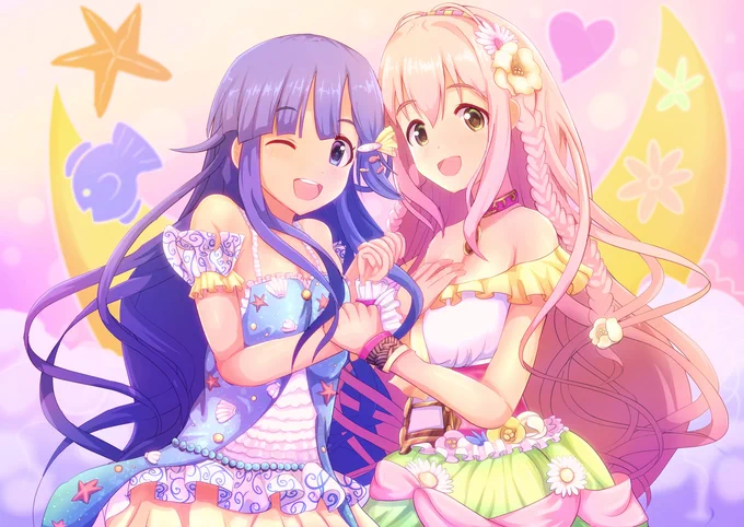 #花とお魚のお姫様ことななはいいぞ#西園寺琴歌 #浅利七海 