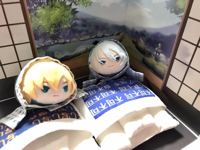 蒼空さま( )のお店のふっかふかの伯仲布団をお迎えいたしました!とっても可愛い〜!!女将と若旦那も大喜びです素敵なお品物ありがとうございます 