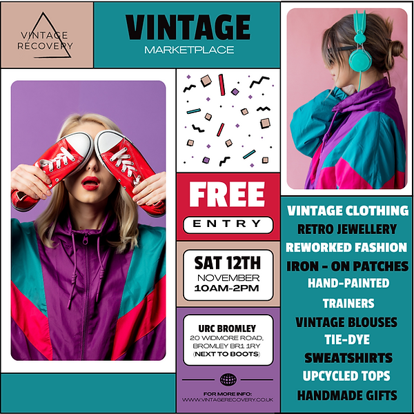 Want to refresh your wardrobe for winter without using fast fashion?
Support #VintageRecovery with their 1st vintage marketplace this Saturday 10am - 2pm!
Find out more about fashion upcycling on our blog
bit.ly/3hqfZZr
#carbonfootprint #bexleybusiness #bexleyecofestival