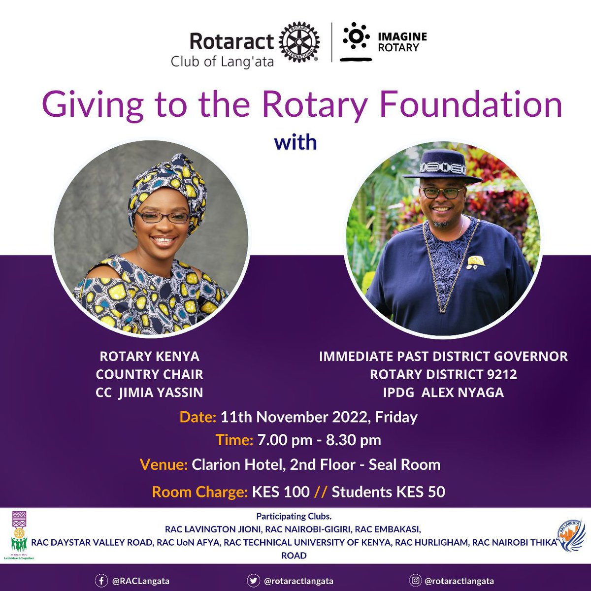 Giving has always been a fundamental part of Rotary. 😇 The Rotary Foundation has been an encouraging force for us to make a difference in this life. 😃How much knowledge do you have about giving to TRF? 🤔 
Looking forward to seeing a great turnout tonight . 🤩