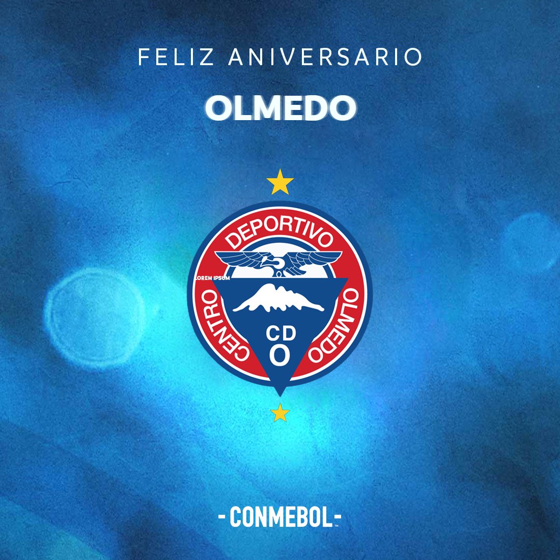 CONMEBOL.com (@conmebol) on Twitter photo ¡Feliz aniversario, <a href="/cdolmedoficial/">Centro Deportivo Olmedo</a>! 🎈⚽️
El equipo ecuatoriano comemora sus 1️⃣0️⃣3️⃣ años.
#CreeEnGrande ¡Feliz aniversario, <a href="/cdolmedoficial/">Centro Deportivo Olmedo</a>! 🎈⚽️
El equipo ecuatoriano comemora sus 1️⃣0️⃣3️⃣ años.
#CreeEnGrande