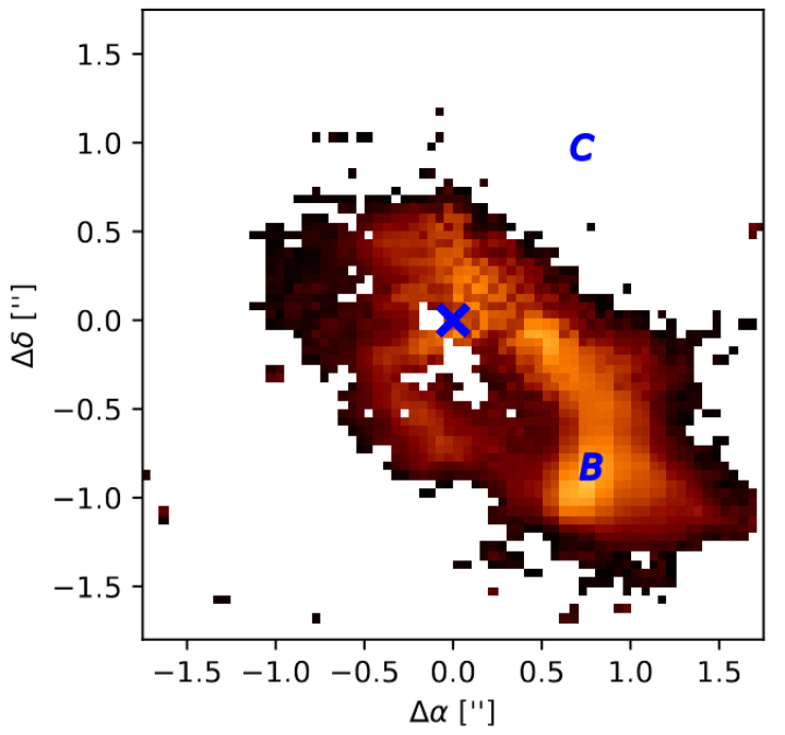 gabe_roier's tweet photo. Observações em infravermelho nos permitem inferir a alimentação de buracos negros supermassivos!

No núcleo da galáxia NGC 4111, um anel de gás hidrogênio (H₂) com raio de ~360 anos-luz está alimentando o buraco negro supermassivo em seu centro.

#AstroMiniBR https://t.co/SpHMQ6LHLN