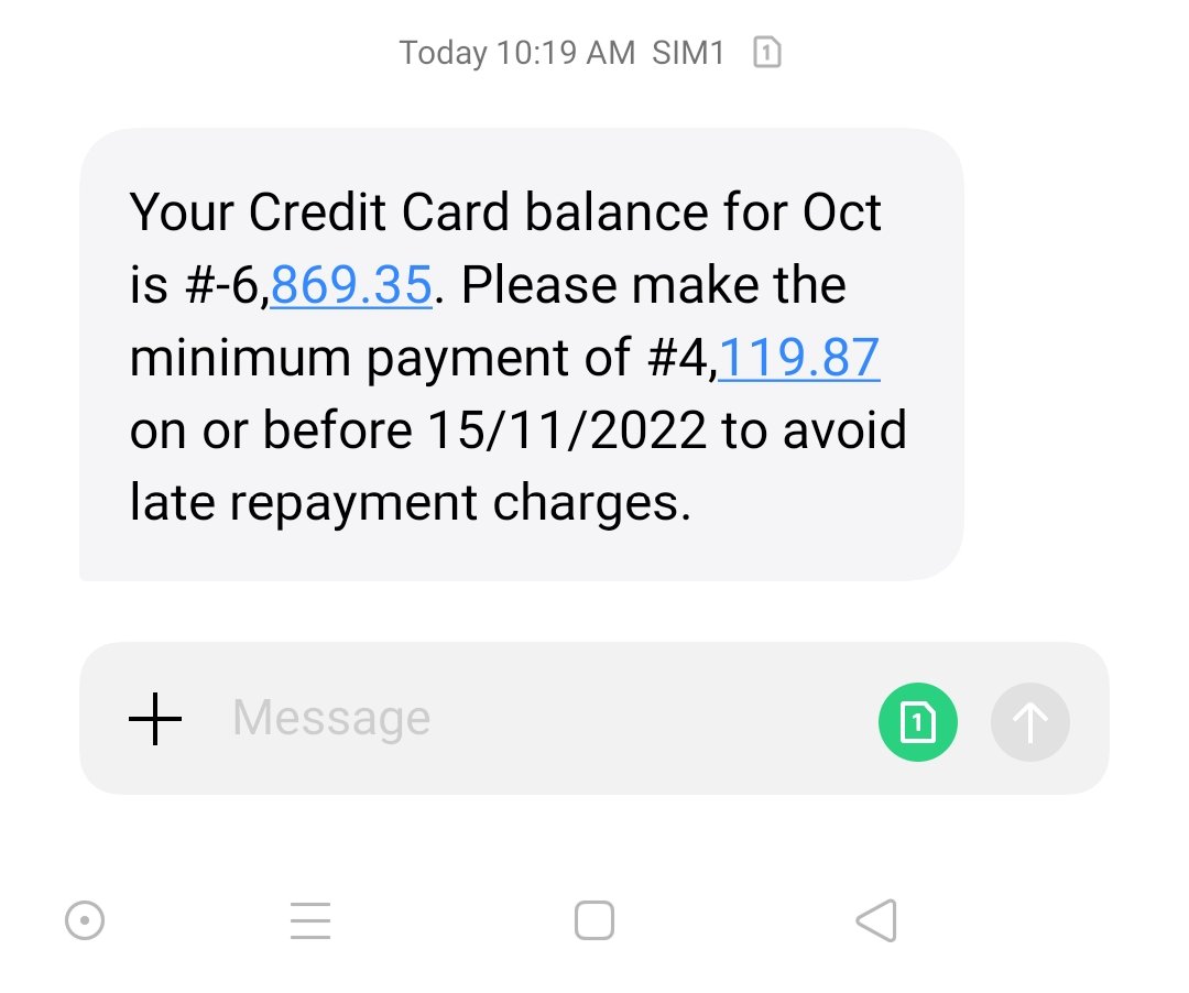 Aemeraldanimate's tweet photo. @accessbank_help good day, my name is Oluwatosin. I've been receiving this for a while now picture attached below. I didn't apply for any credit card account. Please stop sending me debit balance. Thank you.
Account number is... 0065452320 https://t.co/QovaNE3UcJ