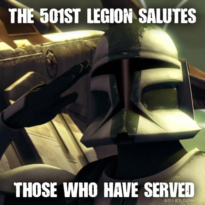 On this #VeteransDay2022, all of us at the Neon City Garrison would like to thank the men and women who have served and continue to serve. 

#501st #lasvegas