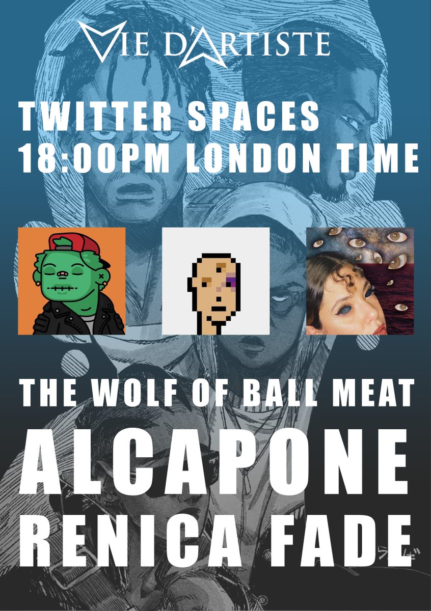 Twitter Spaces tonight!

Exhibit your art IRL with Vie d'Artiste