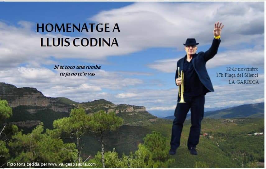 Rumber@s, aquest dissabte dia 12 a les 17:00h, juntament amb els amics, familiars i tota la familia rumbera, recordarem en Lluis en un homenatge a la plaça del Silenci de la Garriga, us hi esperem a tots 😘❤️