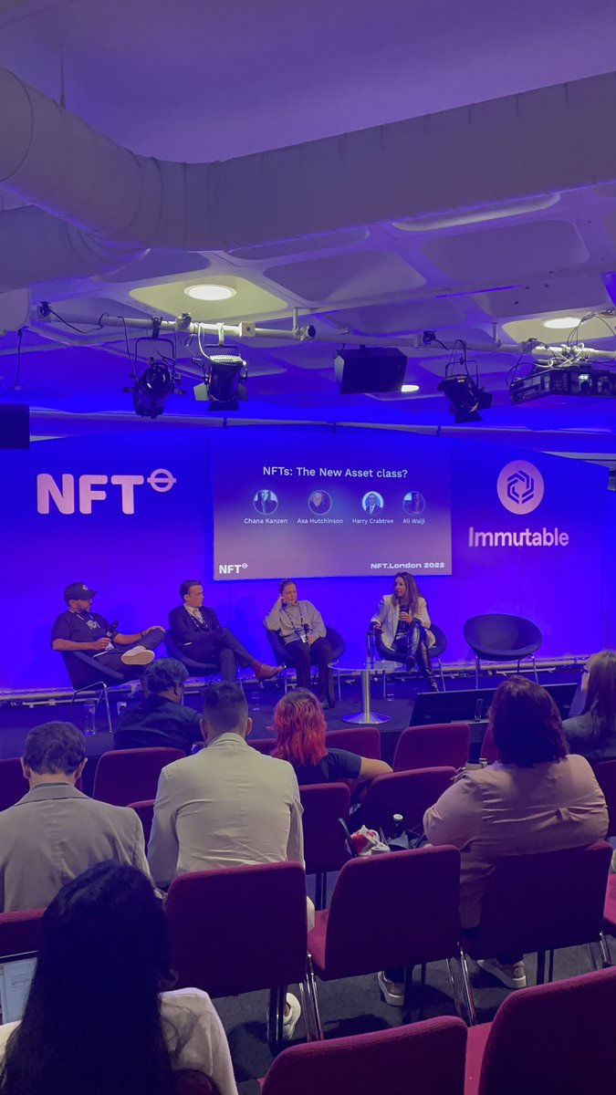 Didn’t have much time going to other panels, but I came to support a few friends whose presentations I enjoyed a lot 😍🫶

Shoutout to <a href="/inNFTland/">rektAlice🦋</a> <a href="/nirkouris/">Nir Kourisᵍᵐ (Hap)</a> <a href="/Mo_Ezz14/">Mo Ezeldin</a> @TheGuyCrypto1 <a href="/asahutchinson_/">ace</a> <a href="/SJefimova/">Sv.eth.lana</a> <a href="/NicoFara_/">Nico Fara 🧭The PMF Architect</a> @HollyWoodNFTs among other friends for outstanding stages 👏