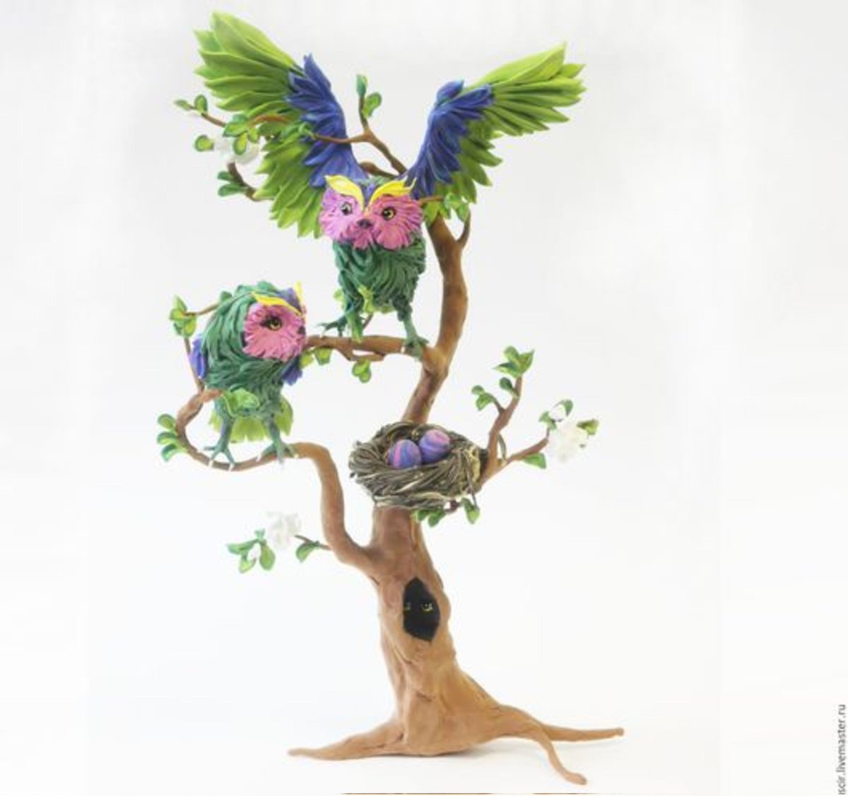 Koks ar pūcēm
#skaitlis #pucela #koks #interjeradekors #dāvana #SvetlanaKhitrovo #velvetclay