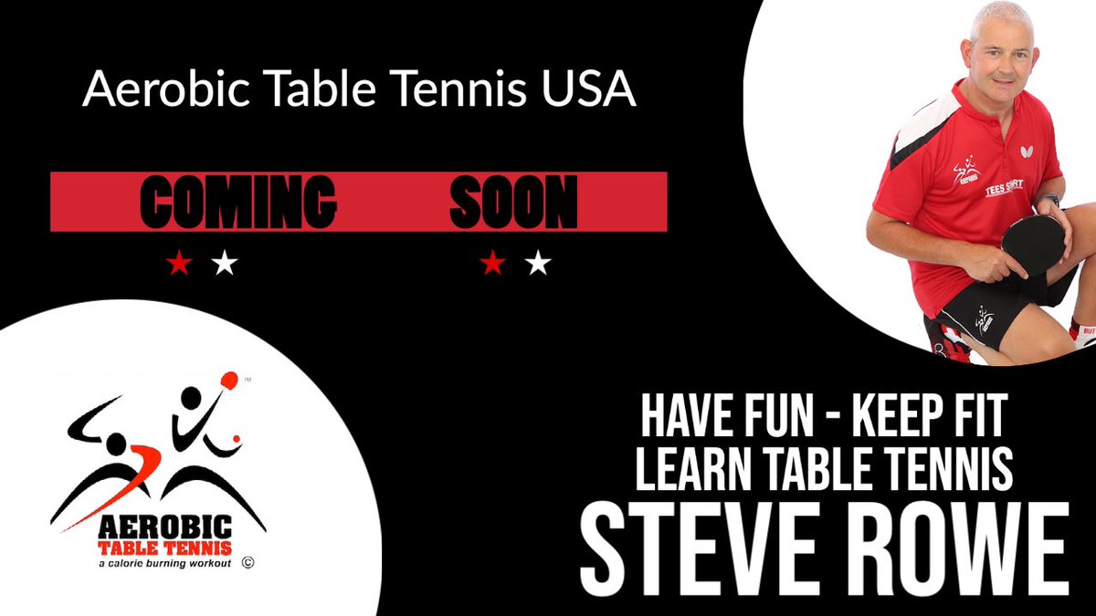 GET READY USA. We are looking for people to enrol on the instructor workshops, Become an Aerobic TT instructor. Come and learn how to deliver, the best table tennis themed activity, EVER. Contact us if you are in the USA.