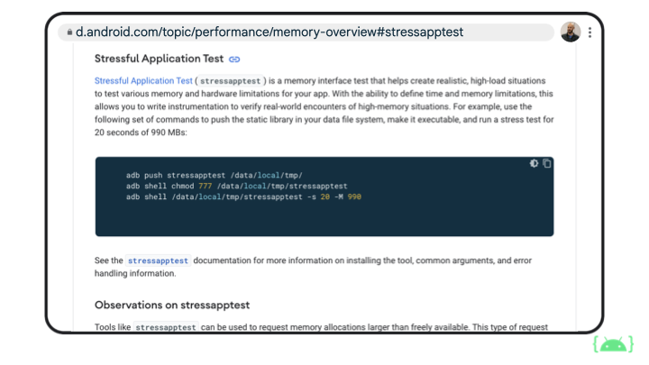 keyboardsurfer's tweet photo. I can't stress this enough...
stressapptest lets you put a system under various load factors. This can help you inspect app performance under load. #AndroidDev #MADPerf
https://t.co/vyS28DWbQi https://t.co/4mx5jUhMbX