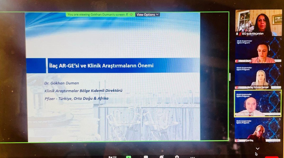 . <a href="/PfizerTurkiye/">Pfizer Türkiye</a> &amp; <a href="/istinyeunivedu/">İstinye Üniversitesi</a> işbirliğiyle, TC Sağlık Bakanlığı TİTCK’nin onayı ile düzenlenen “Klinik Araştırmalar Eğitimi”nde İSÜ akademisyenleri,Medical Park ve Liv Hastaneleri Doktor &amp; Hemşireleri ile diğer Üniversite ve Hastanelerden 130 değerli katılımcımız olmuştur.