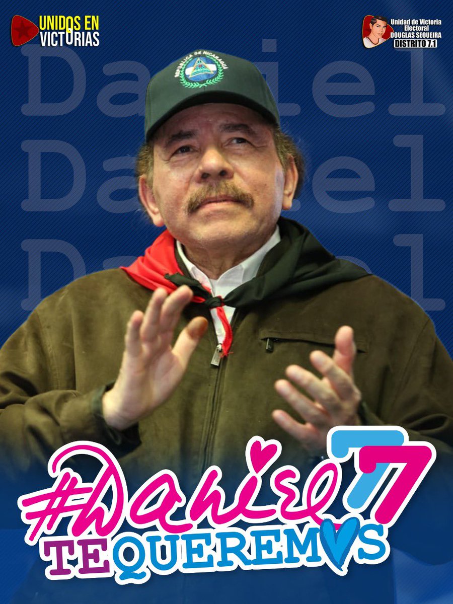 ♥️Hablar del Comandante Ortega, es hablar de lucha, resistencia, perseverancia. Daniel es sinónimo de amor y patriotismo, sin duda alguna el mejor cuadro del FSLN; estratega, experimentado y líder indiscutible. ¡Feliz cumpleaños Comandante!

#UnidosEnVictorias
#Daniel77TeQueremos