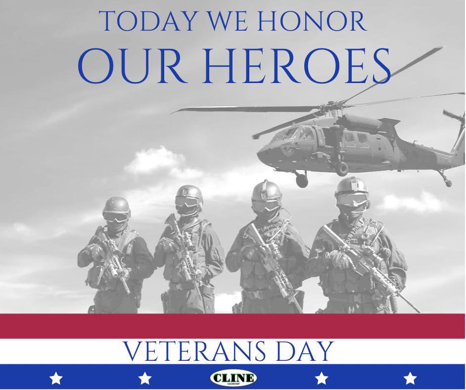 SEClineConstruc's tweet image. &quot;The veterans of our military services have put their lives on the line to protect the freedoms that we enjoy. They have dedicated their lives to their country and deserve to be recognized for their commitment.&quot; — Judd Gregg

#clineconstruction #veteransday #heroes #thankyou