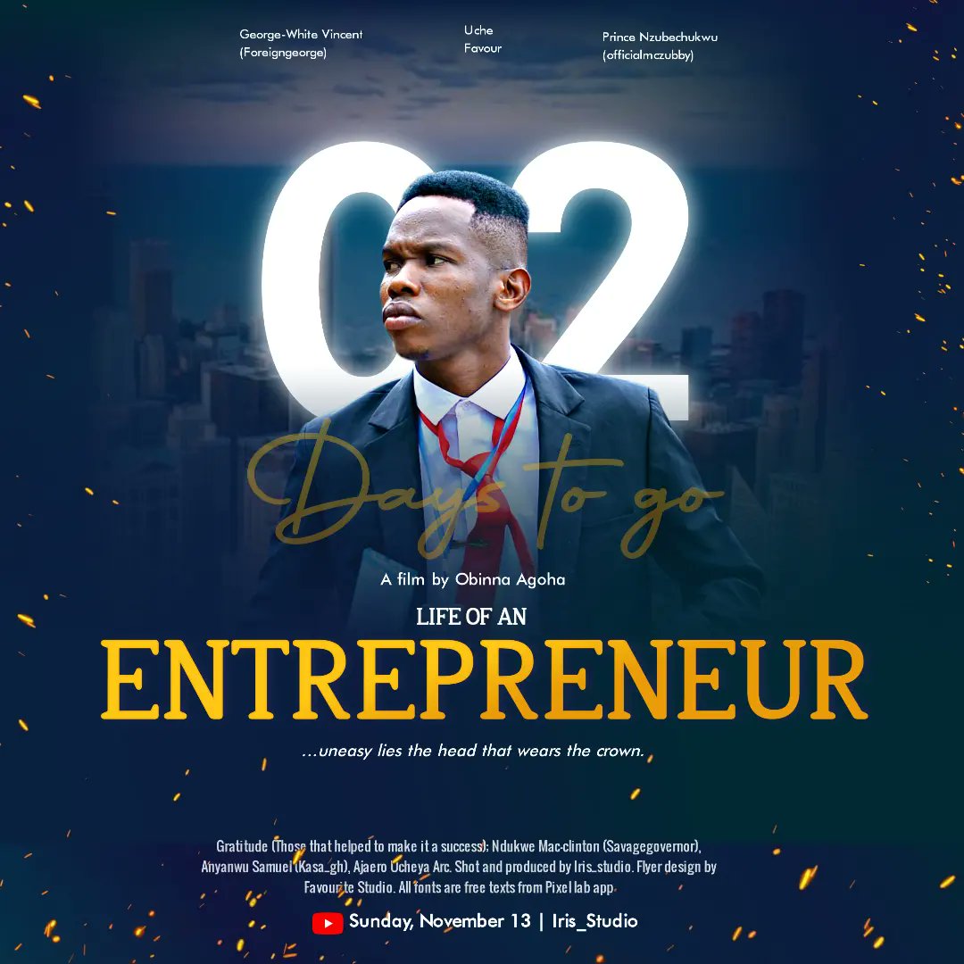 MayorRisz's tweet photo. 2 Days to Go.
Please, Be my Guest..

#Entrepreneur #elumelu #leaked #BlackPanther https://t.co/vKmT4q8jRG