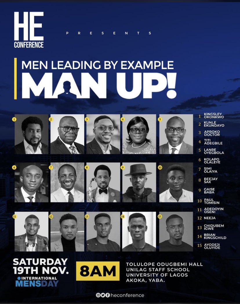 KingVicx's tweet photo. #HEConference
โฆfor every man. https://t.co/fZhIjAYT0o