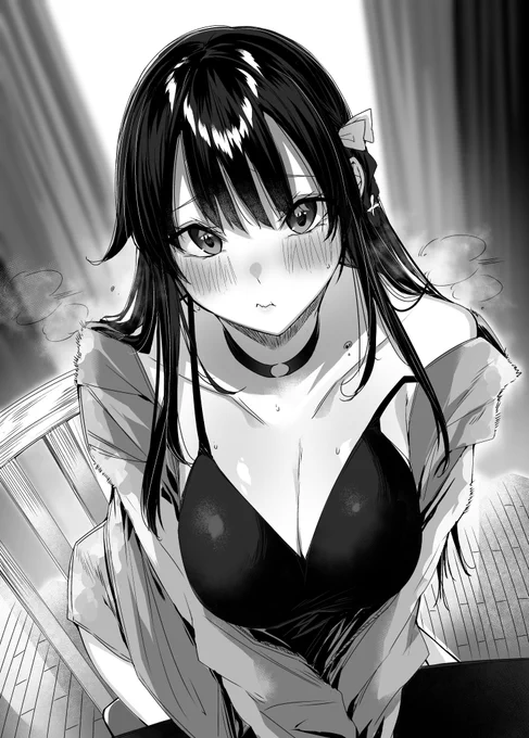 『両親の借金を肩代わりしてもらう条件は日本一可愛い女子高生と一緒に暮らすことでした。1』より楓「ポッキーゲーム……しませんか?」#かたかわ 