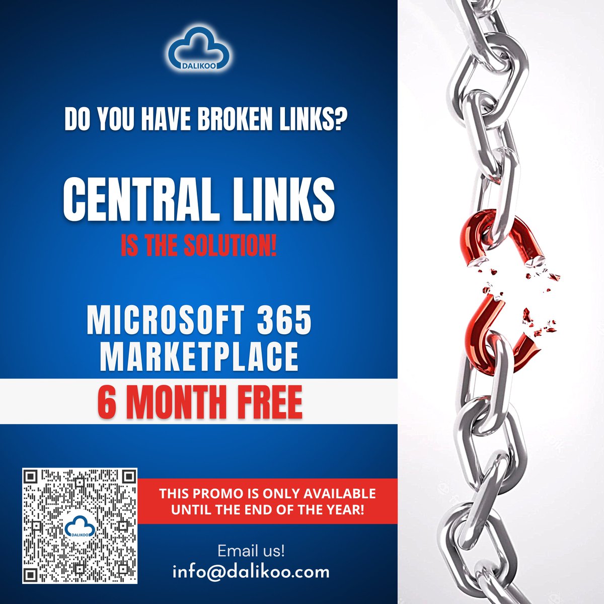 Dalik00's tweet photo. Dalikoo is delighted to offer #BOGO in our Central Links app. We now offer up to 6-MONTHS FREE SUBSCRIPTION to this product.

HURRY!! This promo will end soon!

Contact us for more information.
Email: info@dalikoo.com
 
#Microsoft #Marketplace #Hybridworks #MicrosoftTeams #BOGO https://t.co/A6JeYOeoxy