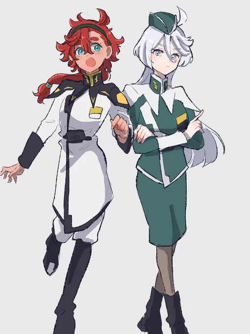 本日描いた制服交換絵並べちゃお 