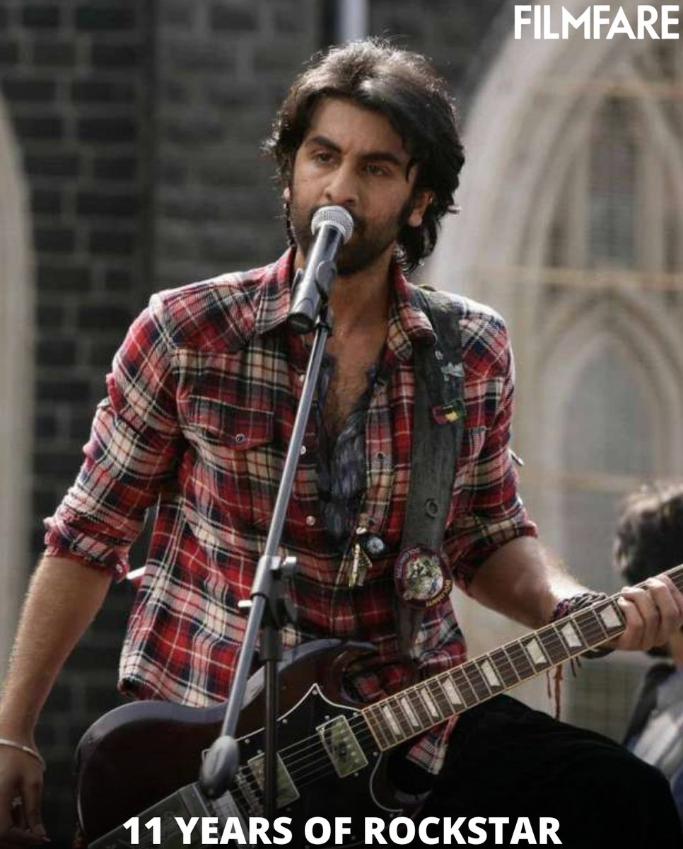 filmfare's tweet photo. #ImtiazAli's #Rockstar featuring #RanbirKapoor, #NargisFakri and others released 11 years ago today.🎬❤️

Tell us about your favourite moments from the film in the comments below - https://t.co/5srOX6QiPT