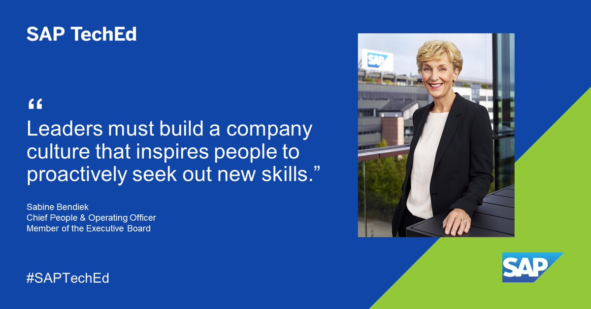 #Technology has opened the doors for people to learn anywhere, anytime, at scale. But one of the most critical pieces of the #learning puzzle belongs to #leaders. I shared some thoughts about it in a new post for <a href="/FastCompany/">Fast Company</a>. <a href="/SAP/">SAP</a> #SAPTechEd fastcompany.com/90809019/why-l…