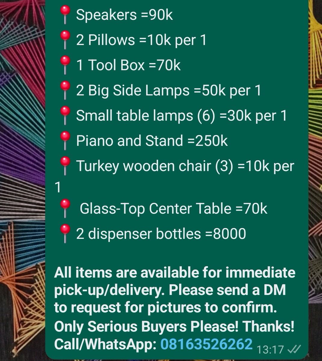 ounjeamuludun's tweet photo. All items on the list below are available for pickup/delivery. 
We also deliver #Nationwide

Location: Akure, Ondo State.
Kindly RT

#WeRunErrands
#SuperErrandGirl
#ErrandsServices
#SimplifyingYourDailyLifeStyle
#NaijaErrands
#ErrandsConsultant 
@_DammyB_ @larmmy https://t.co/hyi3rkakxq