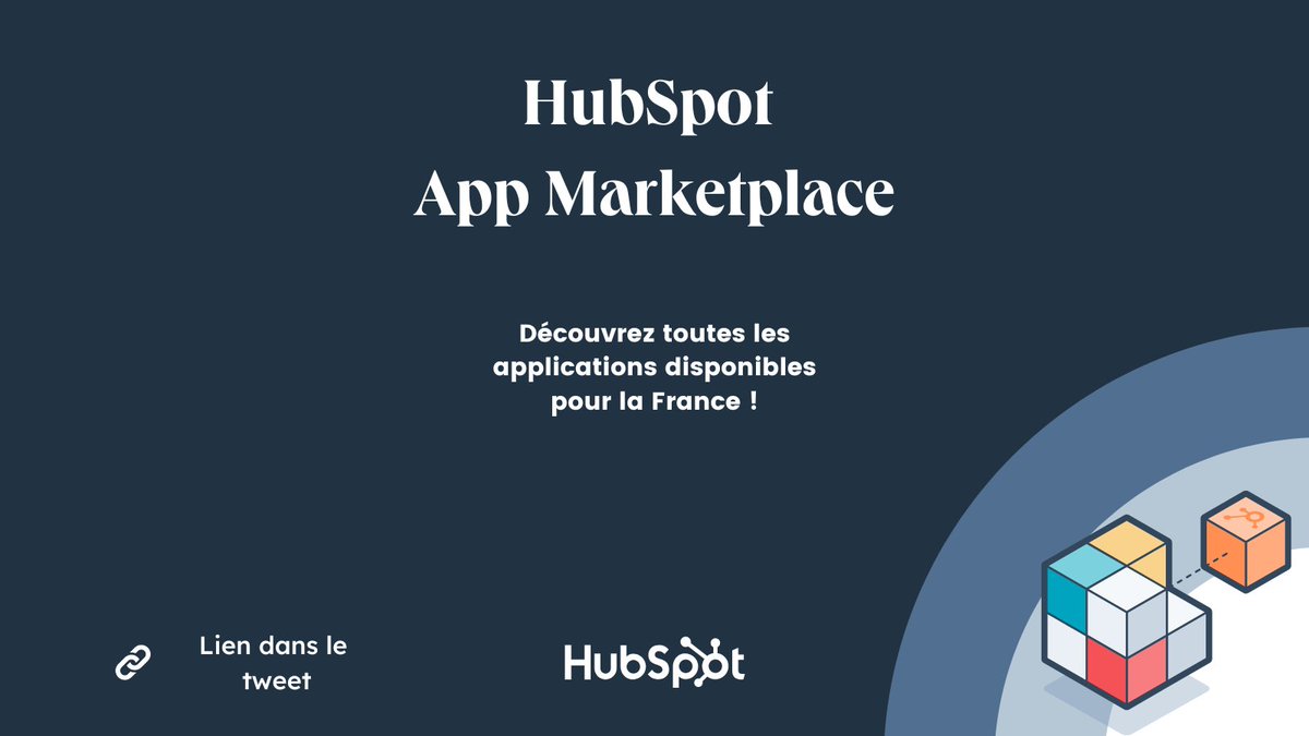 HubSpotFrance's tweet photo. 💥 Découvrez dès maintenant les applications intégrées à HubSpot, disponibles et utilisables en français pour que l'expérience soit la plus agréable possible 🇫🇷 

À retrouver sur la marketplace des applications de HubSpot : https://t.co/pRmTbVRFxI

#hubspot #appmarketplace https://t.co/HPbyEjRhz5