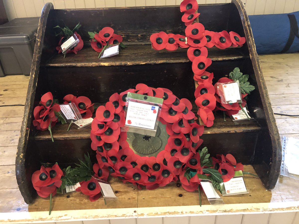 AlanMcViety's tweet photo. Delighted to read one of the bible readings at this morning’s Remembrance Service in Bolton Memorial Hall https://t.co/okbWBCCgm5
