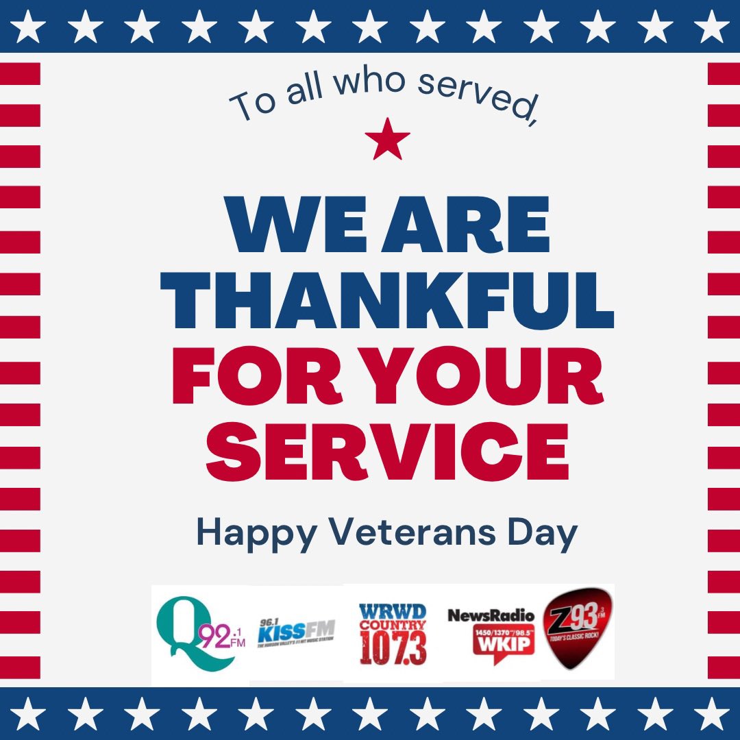 Thank you to all the men & women who have served and are still serving this country! Happy Veterans Day! 🇺🇸 #veterans #veteransday #happyveteransday #menandwomenservingourcountry #thankful #thankfulforyourservice #supportingveterans #supportinglocalveterans #hudsonvalleyny