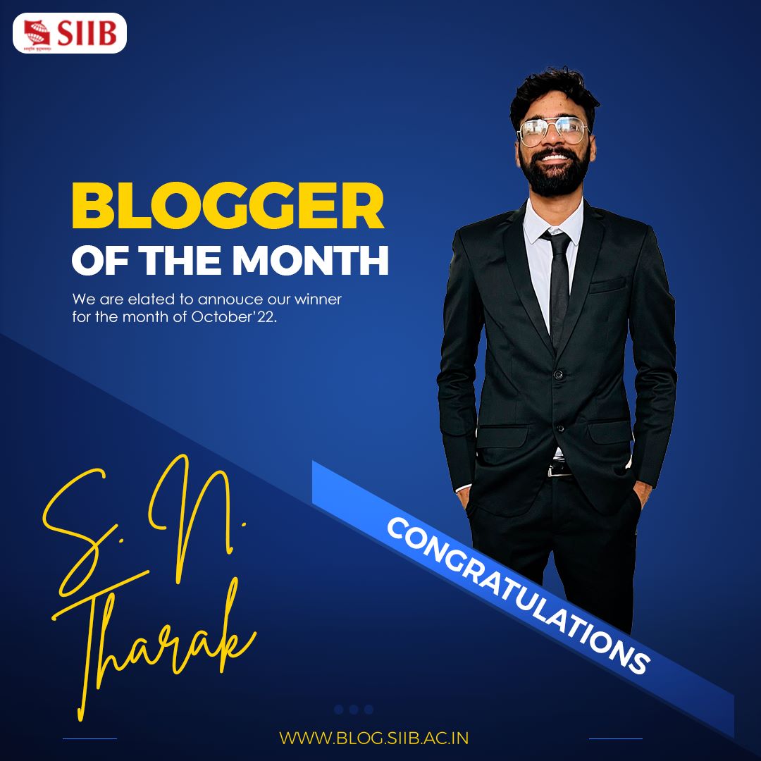 SIIBTweets's tweet photo. SIIB congratulates Mr. S.N Tharak from the Agribusiness Batch of 2022–24 for his insightful and creative blog on the subject of “Forests are the best case studies for economic excellence."
@symbiosistweets
#SIIB #MBA #Pune #bloggerlife #BloggerOfTheMonth https://t.co/4BNWqFCuiO
