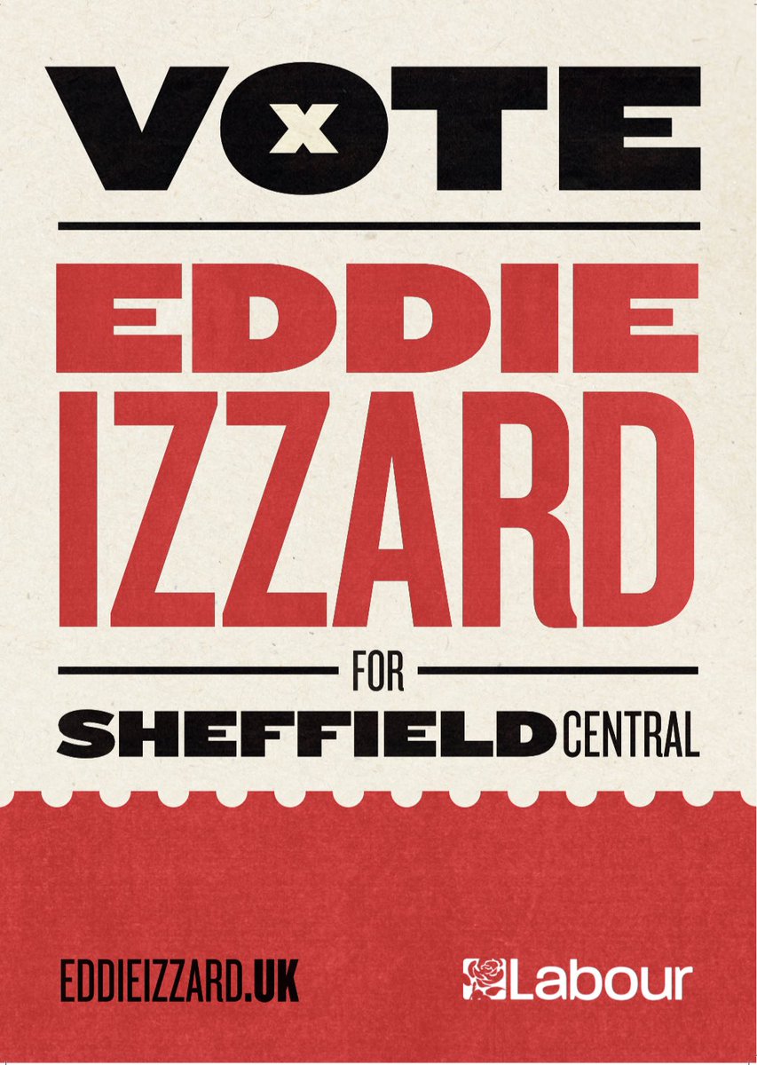 EddieIzzardLab's tweet photo. Join my campaign at team@eddieizzard.uk 

#Sheffield https://t.co/dKwNsco6RJ