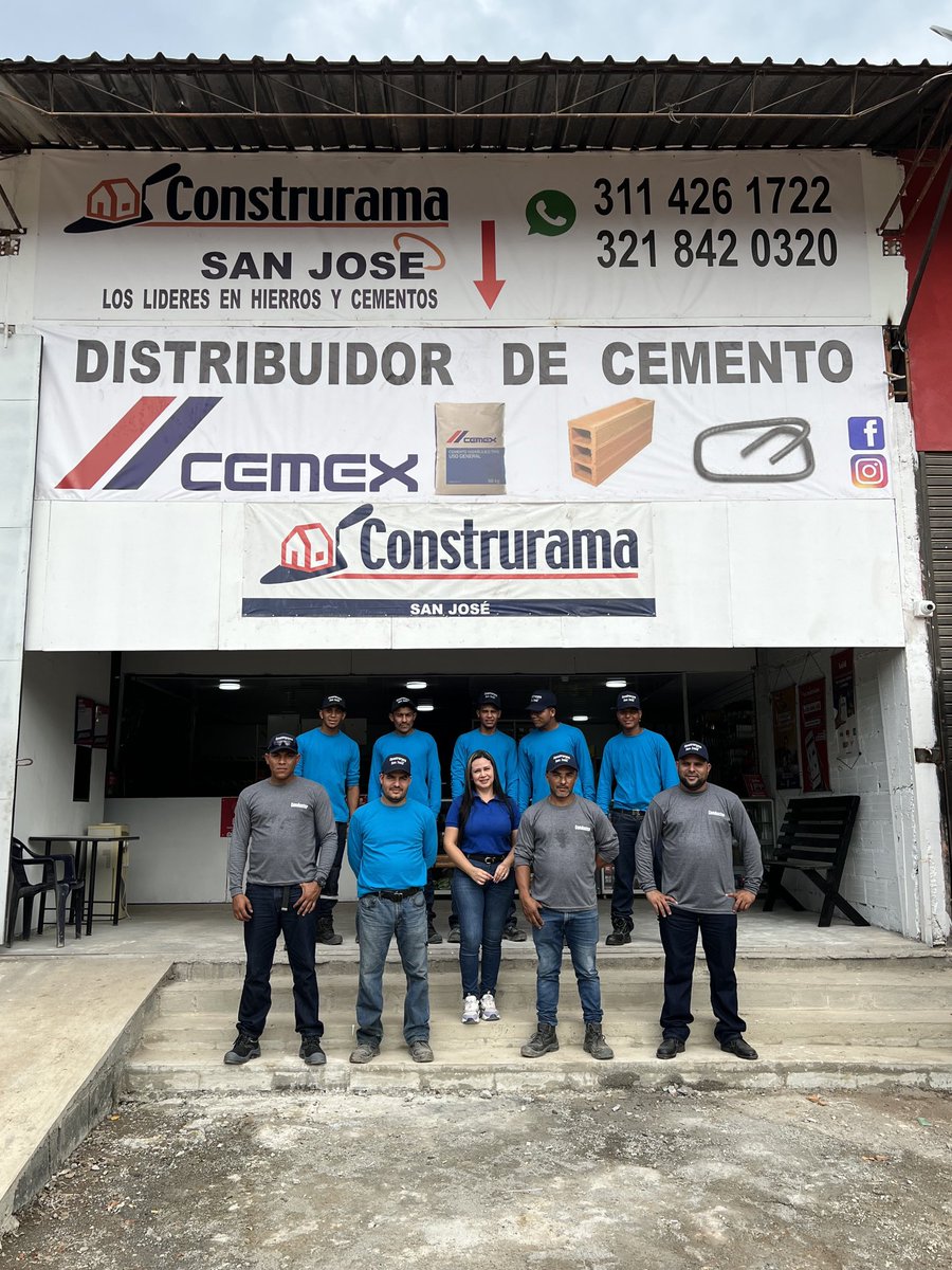 La familia de #ConstruramaSanJose

Estamos ubicados en el Km 7 vía San Jerónimo - Santa Fe De Antioquia 
 
#ConstruramaSanJose
Los Líderes en Hierros y Cementos