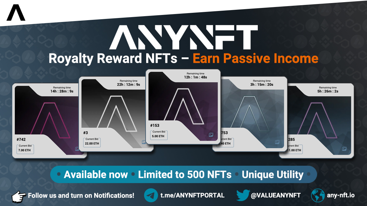 VALUEANYNFT's tweet photo. 🔥 Shill Contest Coming Soon🔥

🏆 NFT &amp; Tokens worth - $800 FOR THE WINNER🏆 

- FOLLOW LIKE AND RETWEET OUR TWITTER

- SHILL OUR TWEET IN TWITTER AND TELEGRAM

- INVITE YOUR FRIENDS AND SPREAD ANY-NFT

Rules:
1. Follow Us on Twitter
2. Join our TG https://t.co/Zn7WtFhdDX https://t.co/Qn5ktKfabf