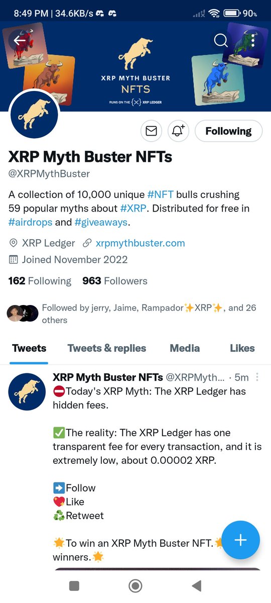 VanzRowin589's tweet photo. @XRPMythBuster Following is our ticket to be a millionaires by winning this life changing #NFT 🙏.Winning this giveaway will surely  improve and change our life.I trully believed in this project 🚀

@DwaynejamesX30
 @LitoDizonjr1
 @GicaleVenus
@CuisonNimsy
 @PoorMan6884
@vanzrowin
@shiru2005 https://t.co/Vw06BlJsoH