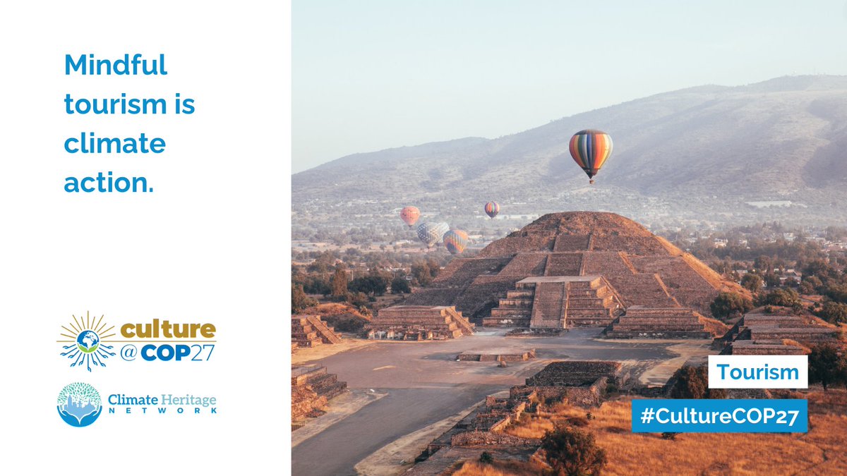 ciremgencer's tweet photo. #CultureAtCOP27
#COP27  #cultureheritagenetwork #CultureAtCOP27 #kulturmiras BM İklim Değişikliği Paneli'nde Kültür Miras Ağı'nın bugünkü diğer teması Turizm. Duyarlı turizm iklim eylemidir. #tourism #turizm https://t.co/9QzsVRlLLL