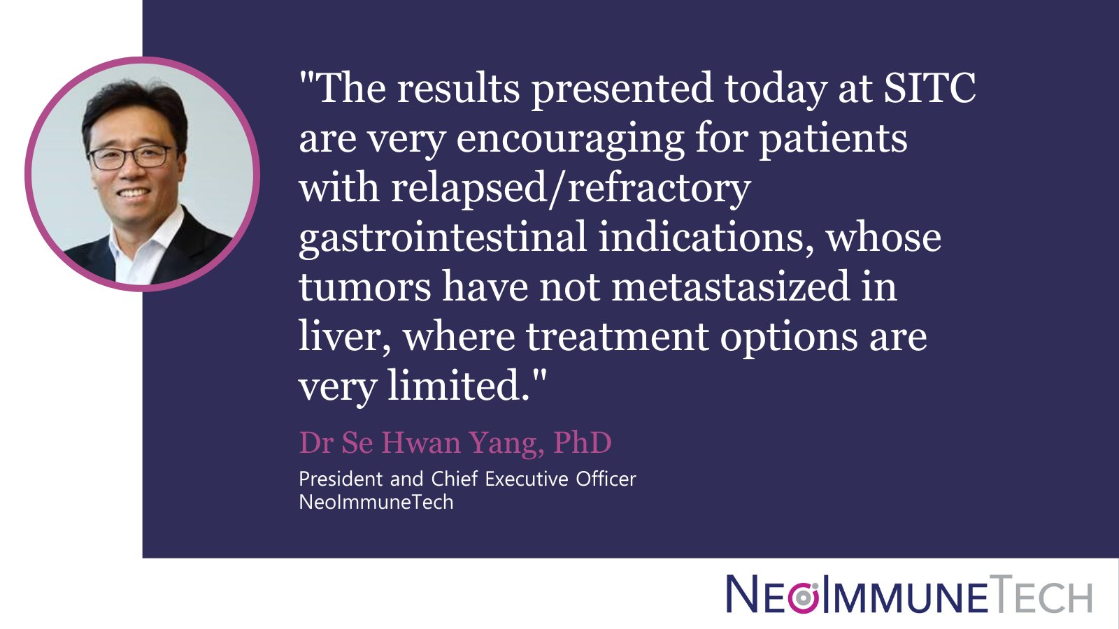 NeoImmuneTech on Twitter: "New data from our phase 2a clinical study