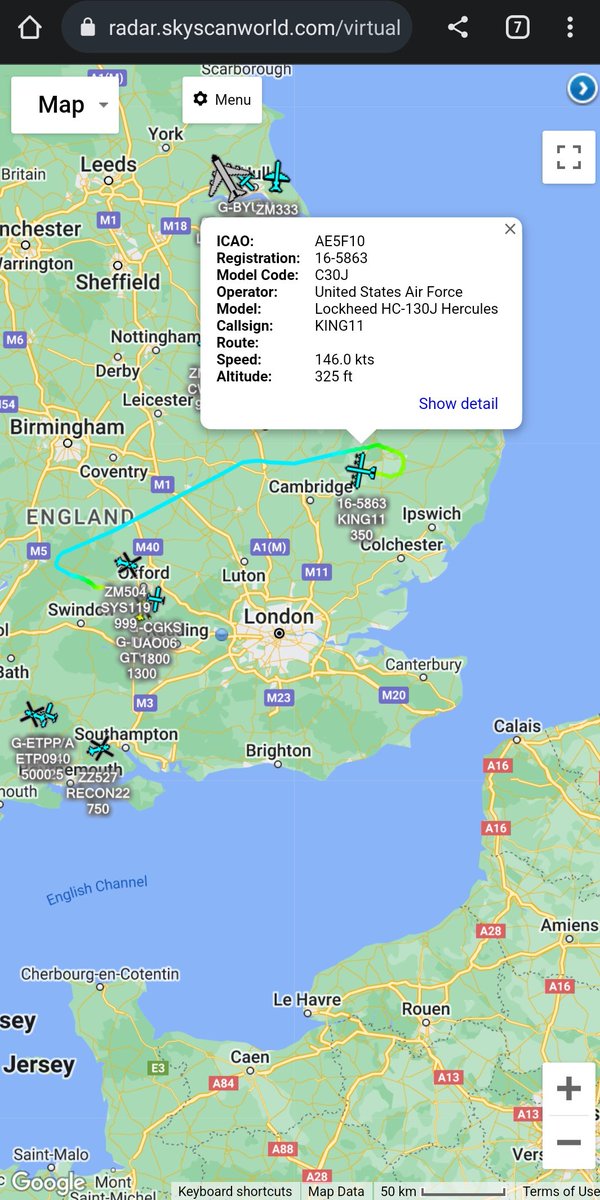 scan_sky's tweet photo. A Not To Common Sight Over UK Skies ๐
#USAF - Lockheed HC-130J Hercules - 16-5863 - #KING11
Departed From RAF Brize Norton ๐ฌ๐ง & Inbound To RAF Mildenhall ๐ฌ๐ง ๐บ๐ธ
The HC-130J Arrived At Brize On 8/11. https://t.co/R90g5SeDdW