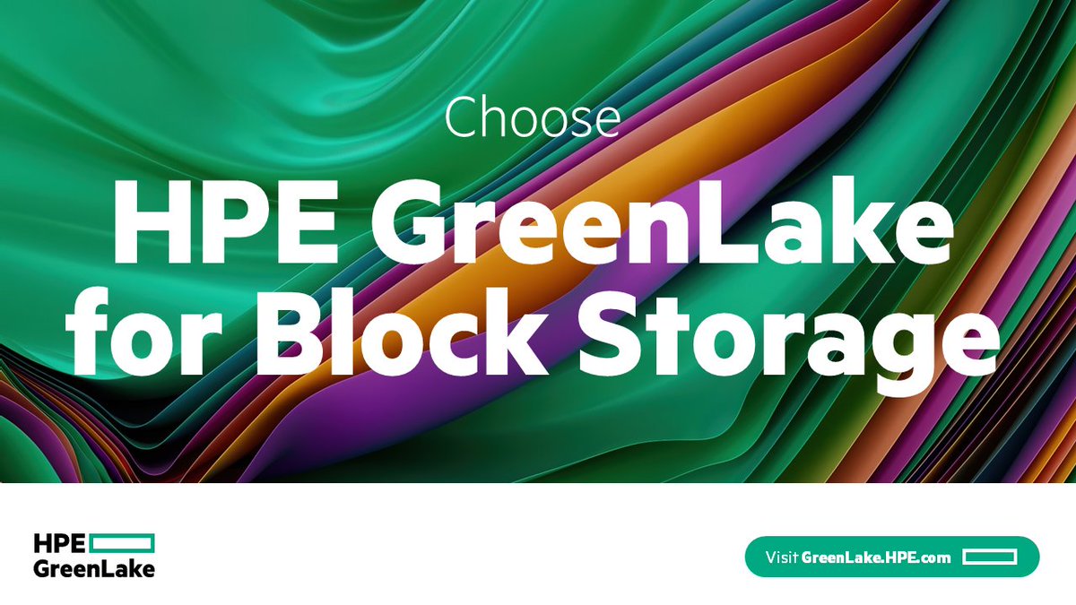 Get started quickly — and manage everything as a service. These are just two of the top ten compelling reasons to choose #HPEGreenLake for #BlockStorage to modernize your mid-range storage and much, much more. #STaaS  hpe.to/6014Mx2KO