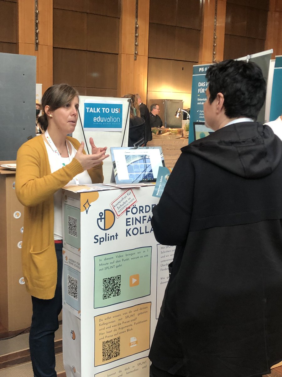 InkluDigital's tweet photo. Tag 2. auf dem @dslk_kongress: Heute sind Katrin und Friedo für euch vor Ort und stellen gern allen Interessierten https://t.co/ZGpCm3peEp vor. Ihr findet uns weiterhin in Halle X am Stand 62 in der Fachausstellung. 

Wir freuen uns auf euch!

#twlz 
#foerderplanung https://t.co/R53ydn9V01
