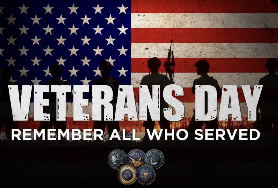 History_Flight's tweet photo. Happy Veterans Day!

Today we honor all those who have served  in our armed forces.We would like to take the time to thank the past and present veterans to include the unaccounted for! You are not forgotten! 

Thank you to the members of our team that are Veterans! https://t.co/VsDp6hvU7Y