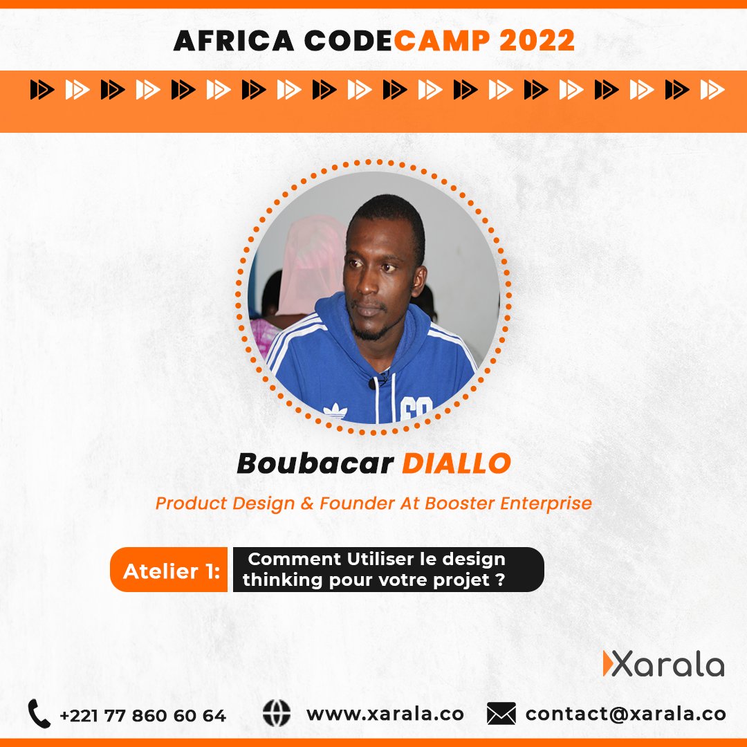 xaralatech's tweet photo. Séances d'entraînement avant le début du Hackathon 🔥🤩🏃🏾‍♂️

✅Au cours des premièrs jours de l'Hackathon, vous aurez l'occasion de rencontrer des experts en conception, marketing et développement d'application entre autres…

Bon Jummah Moubarack 🙏🏾❤️ https://t.co/AIE0DAGGex