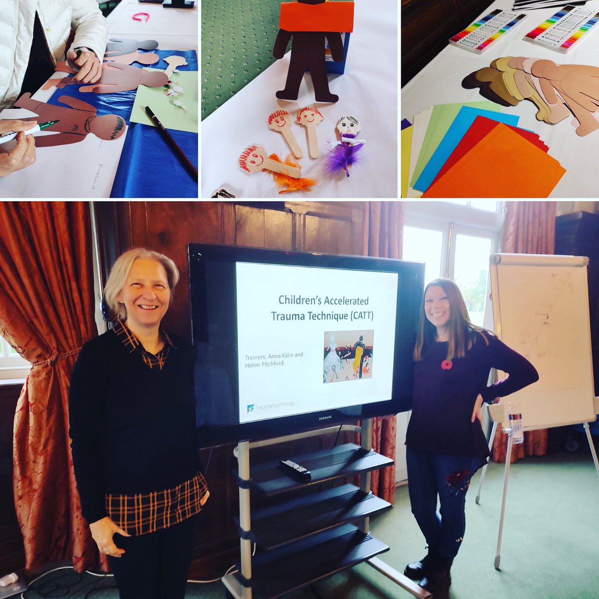 TraumaPsyGlobal's tweet photo. That’s another in-house training completed by our lovely trainers Anna and Helen. If you are interested in booking this CPD for your team &amp; for more information please visit https://t.co/R3OZVeYSDJ #CATT #Trauma #Recovery https://t.co/dRu1oJIAqu
