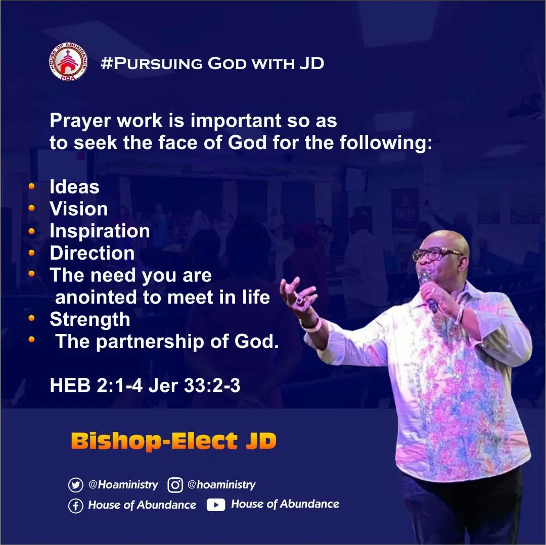 hoachurchtx's tweet photo. Better is the end of a thing than the beginning thereof! 
Today is the last session of our Hindrance free fasting and prayer. 
You can't afford to miss this! 
Join us online at 6pm CST.
#blessings 
#PursuingGodwithJD 
#onlineprayers 
#HouseofAbundance 
#Hindrancefree #Dollar https://t.co/e0FNy3baco